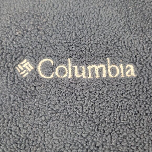 Columbia Mens size XL Fleece Vest Full Zip Blue Sleeveless Jacket Outdoor Hiking - Picture 4 of 8